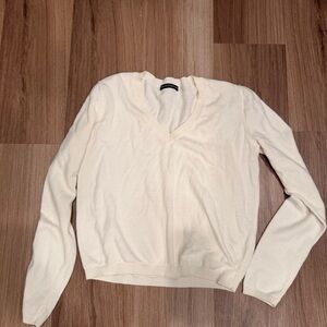 Brandy Melville White Knit Top